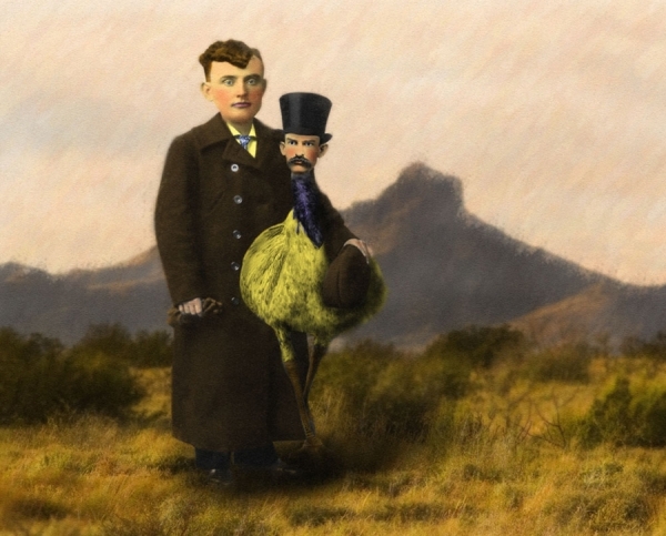 Photograph Chet Morrison Grumpy Bird And His Master on One Eyeland